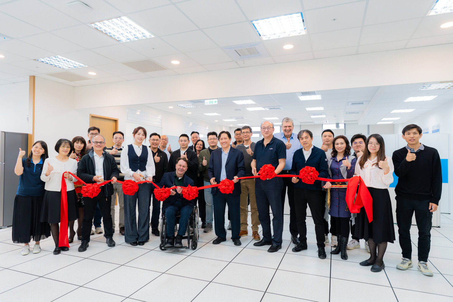 Accuron's shared office inauguration in Taiwan