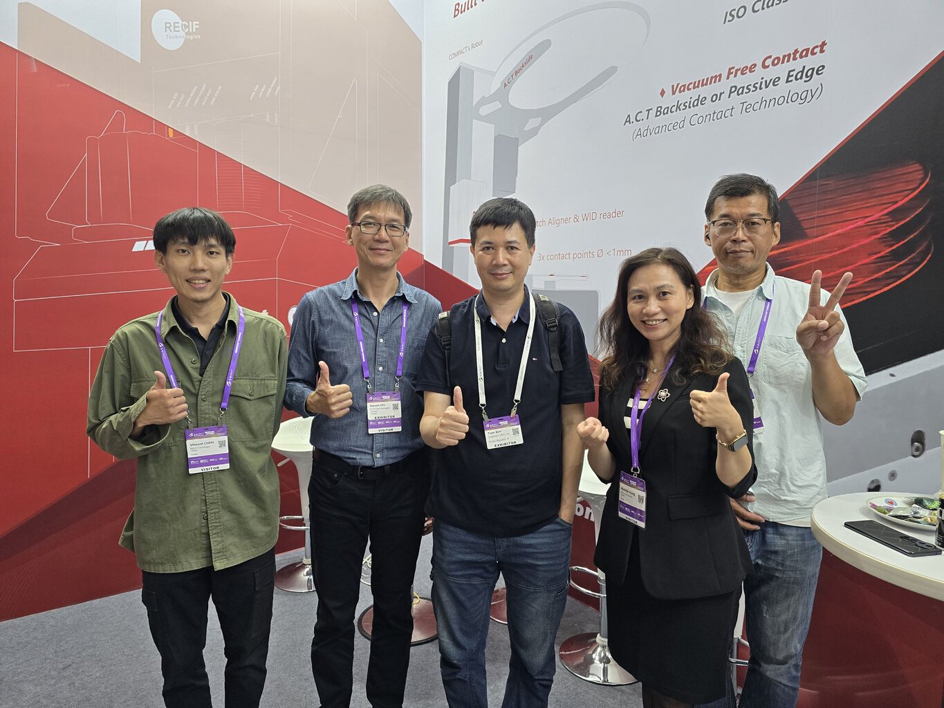 RECIF Team with partners at SEMICON Taiwan 2026
